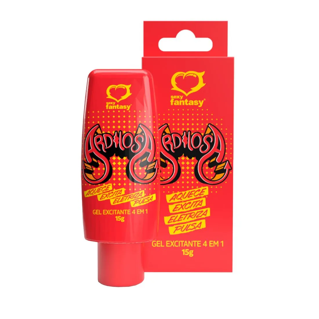 Ardilosa Gel Excitante 4 em 1 Aquece, Excita, Eletriza e Pulsa
