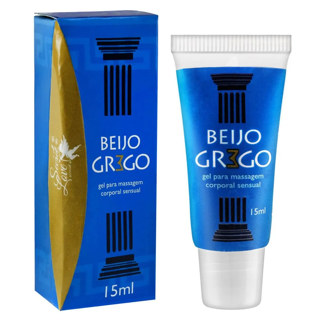 Beijo Grego Gel Beijável Sabor Tutti Frutti 15ml