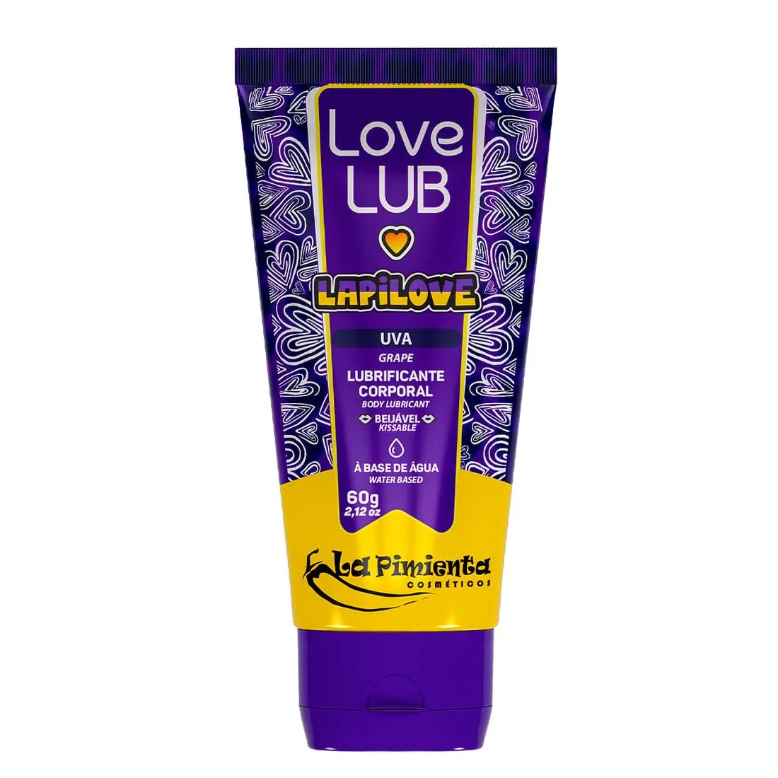 Love Lub LapiLove Lubrificante Corporal Beijável 60g - foto 3