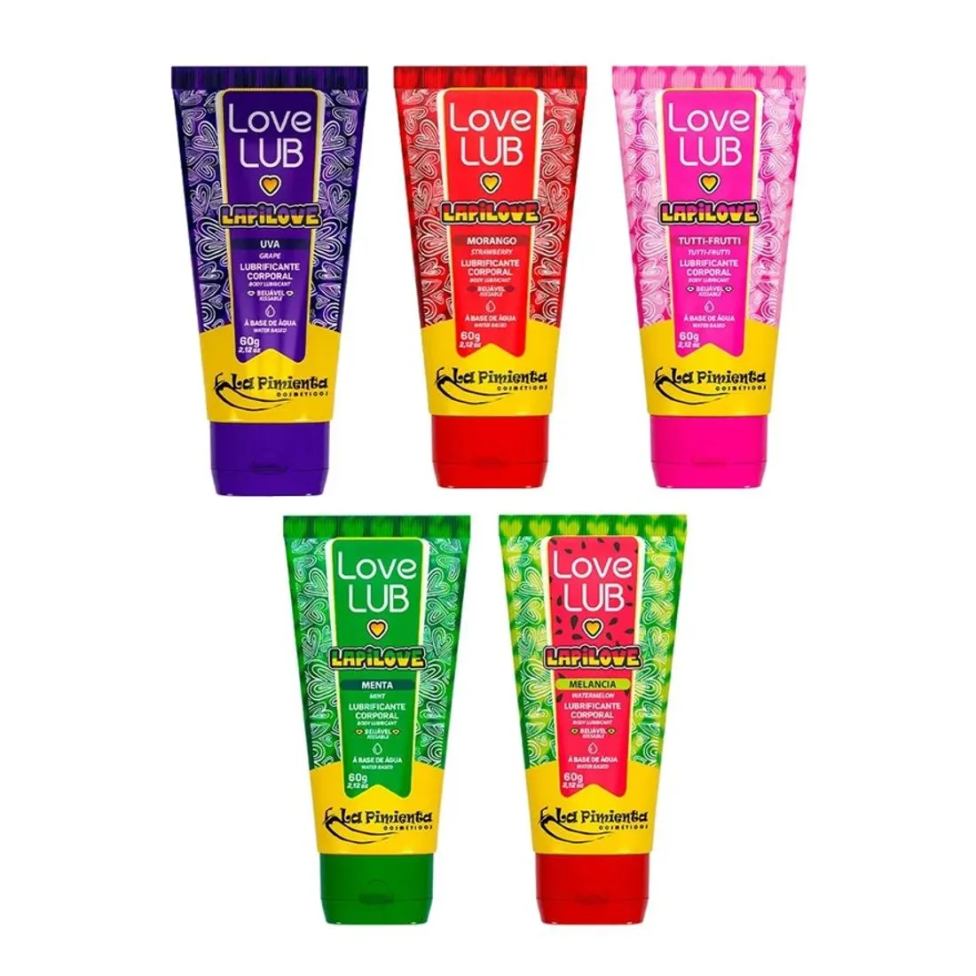 Love Lub LapiLove Lubrificante Corporal Beijável 60g