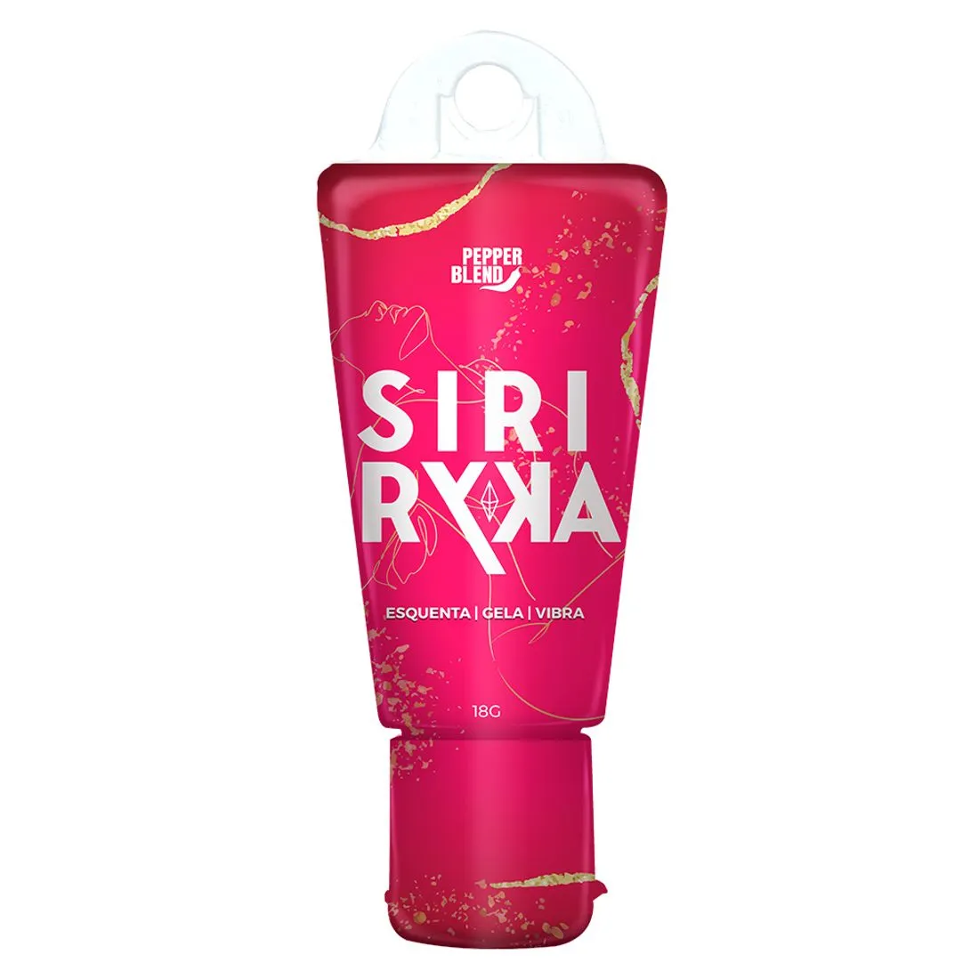 Siri Ryka Gel Comestível Esquenta, Gela e Vibra